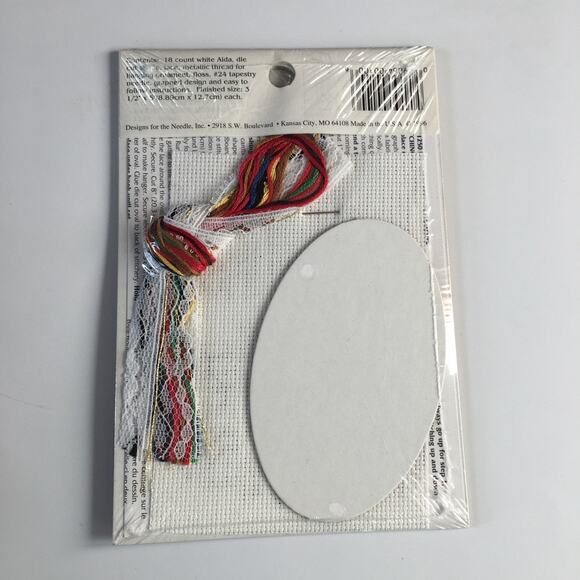 Designs for the Needle Christmas Ornament Cross Stitch Kit 1248 Puppy Dog US NEW - Picture 4 of 10